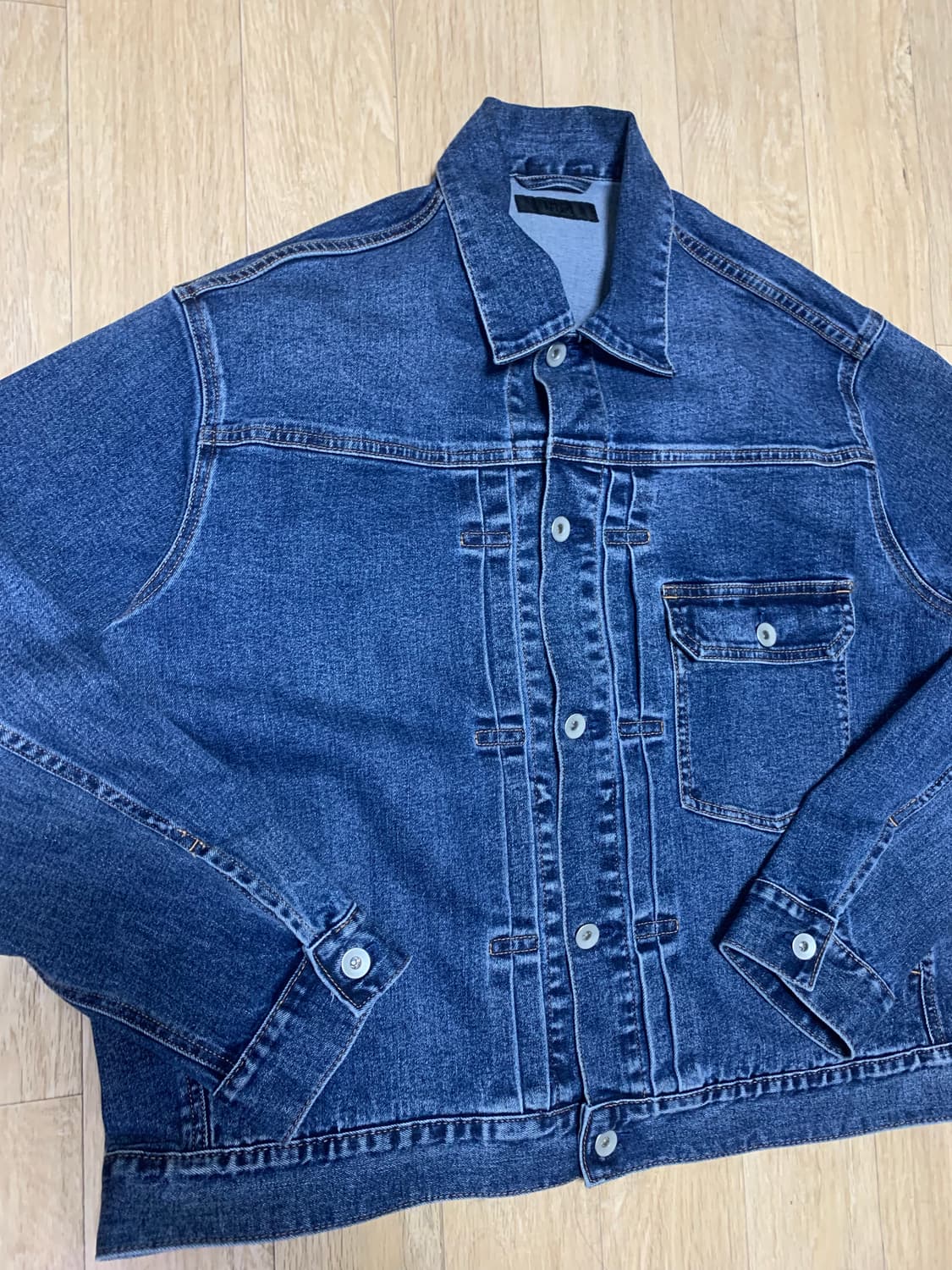 유니클로 타입1 데님자켓 라지 L 상품이미지2
