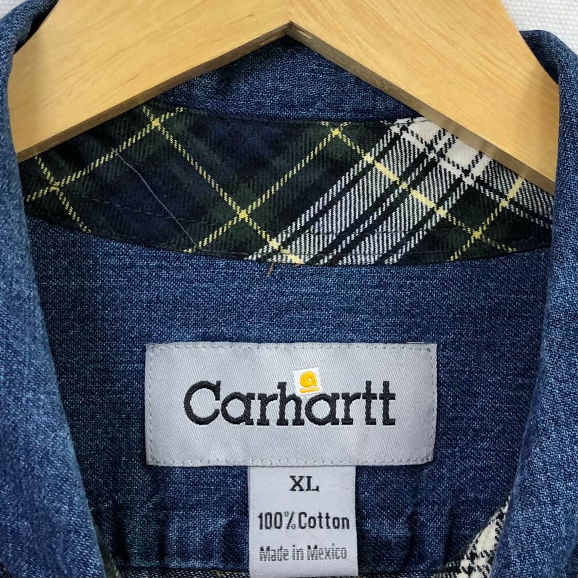 Xxl 칼하트 데님 셔츠 상품이미지3
