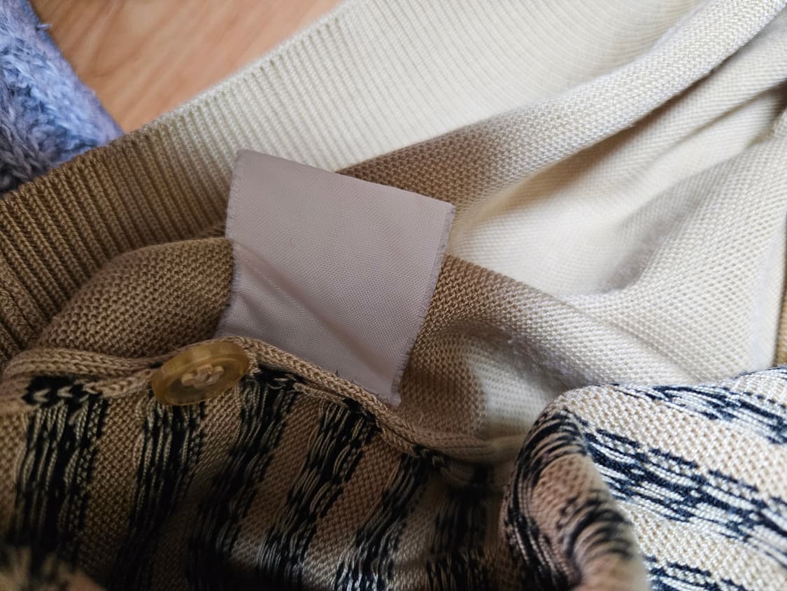 크로커다일 스트라이프 카라 니트  상품이미지4