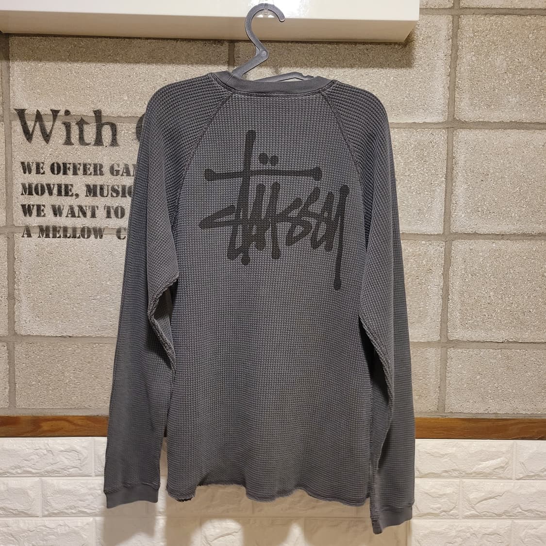 스투시 래글런 써멀 긴팔 M 상품이미지2