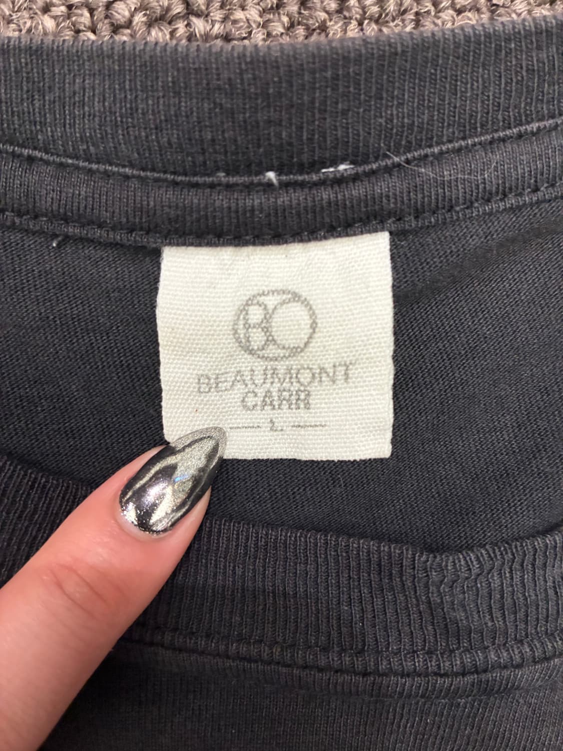 L)Beaumont Carr 빈티지 카모 레터링 롱슬리브 상품이미지4