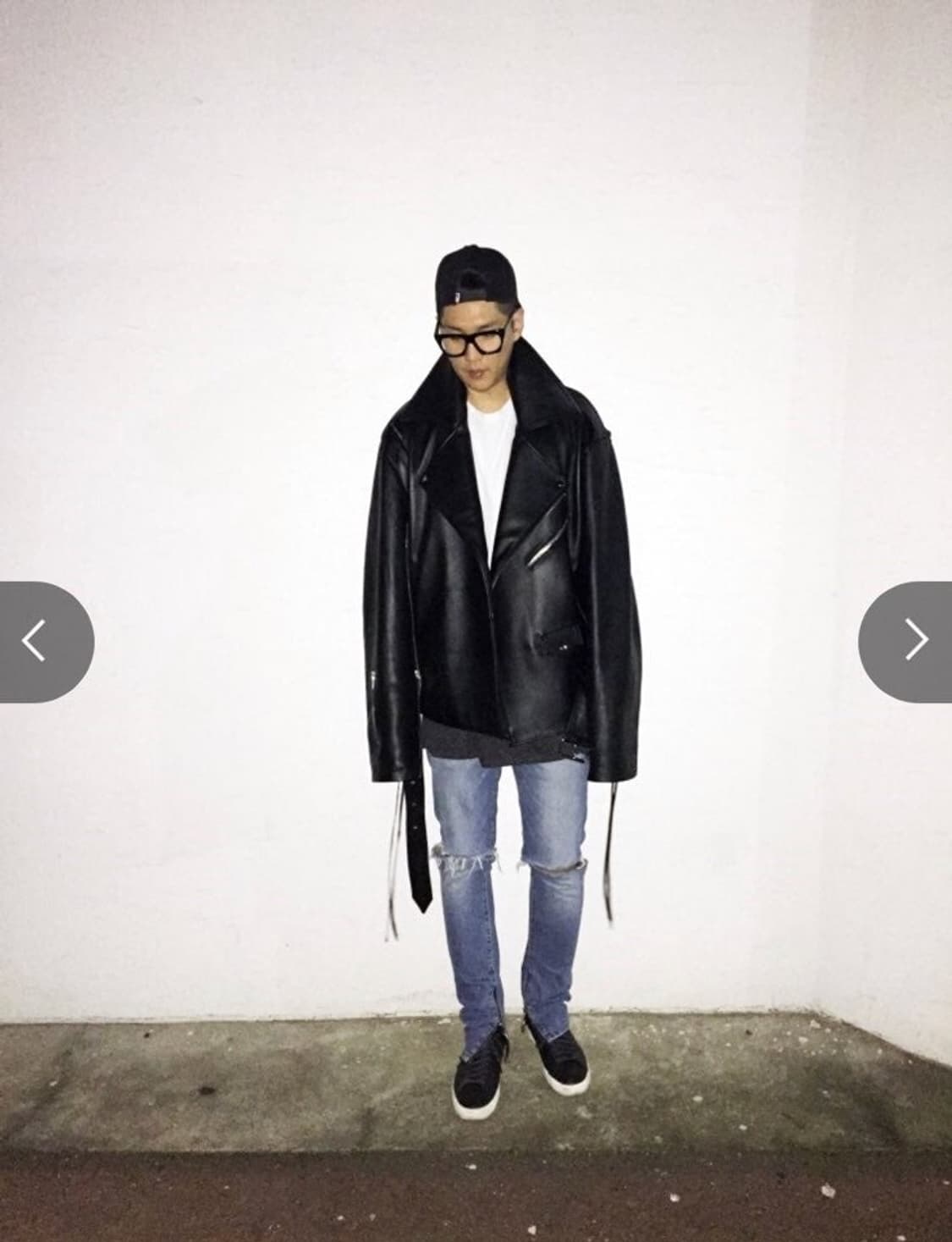 큐브릭 베트멍 모티브 라이더 자켓 상품이미지1