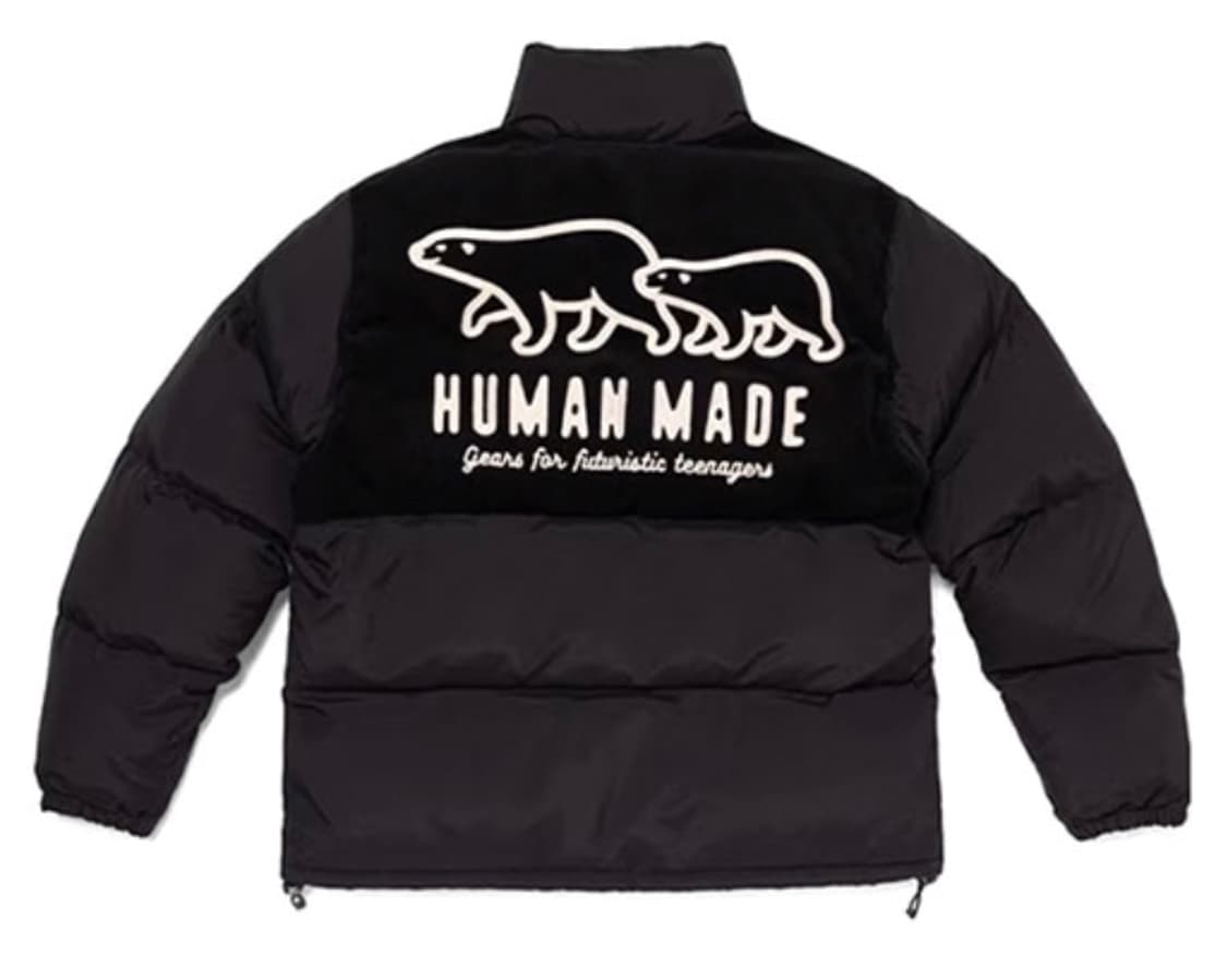 휴먼메이드 블랙 패딩 L 새상품 상품이미지2