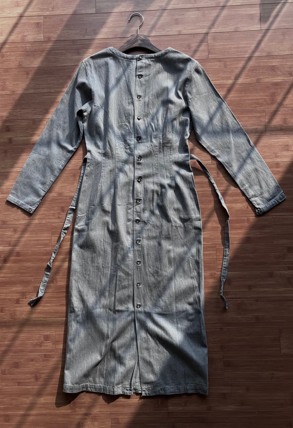 45rpm 샴브레이 데님 원피스 상품이미지4