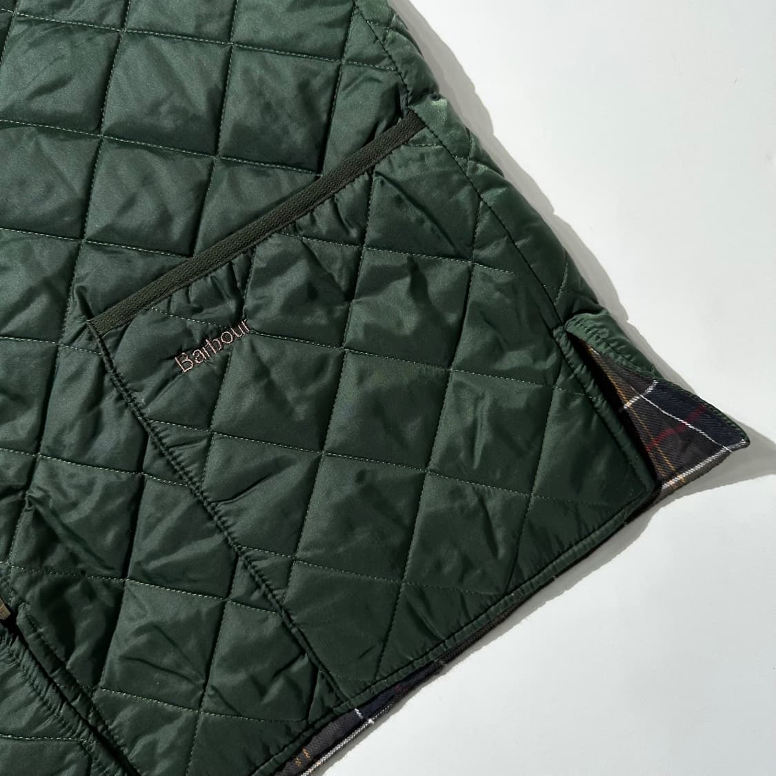 (새상품) 바버 웨이스트 코트 집 인 라이너 퀼팅 베스트  상품이미지6