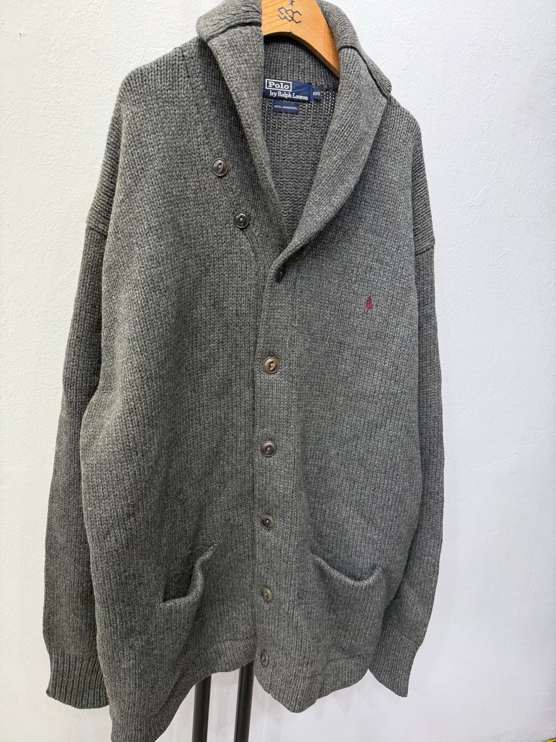 정품) 폴로랄프로렌 니트 가디건 그레이 105 상품이미지2