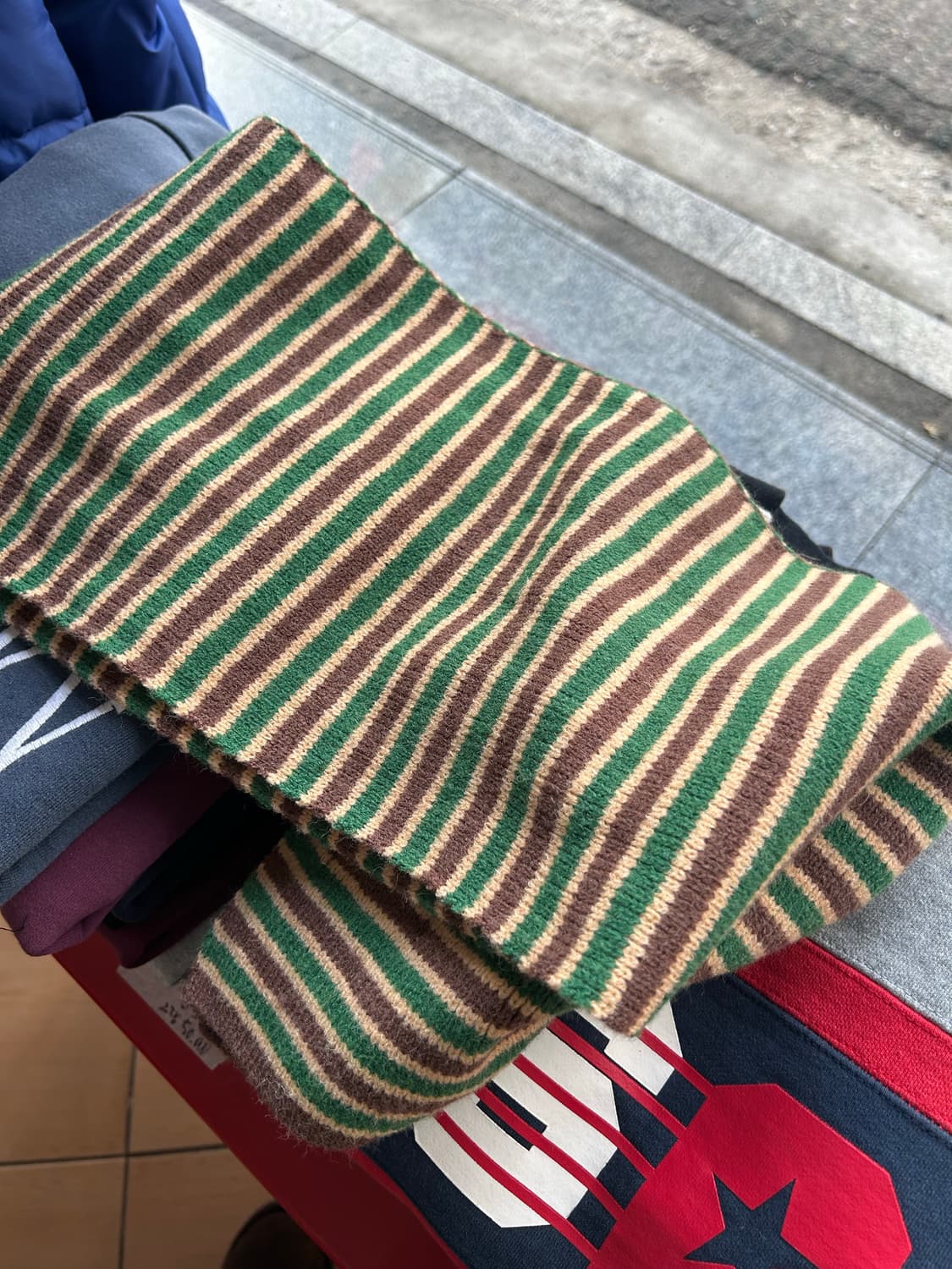 스트라이프 머플러 상품이미지1