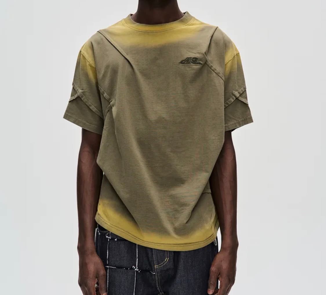 [앤더슨벨] 마드로 그라디언트 티셔츠 atb1079m(KHAKI) 상품이미지2