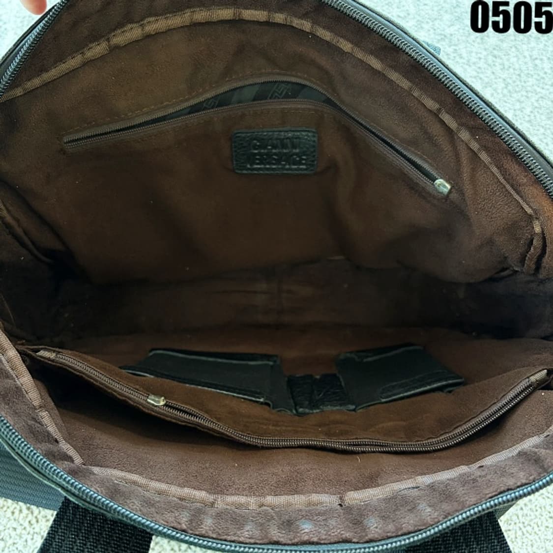 지아니 베르사체  블랙 가죽 2WAY 가방 0505 상품이미지4