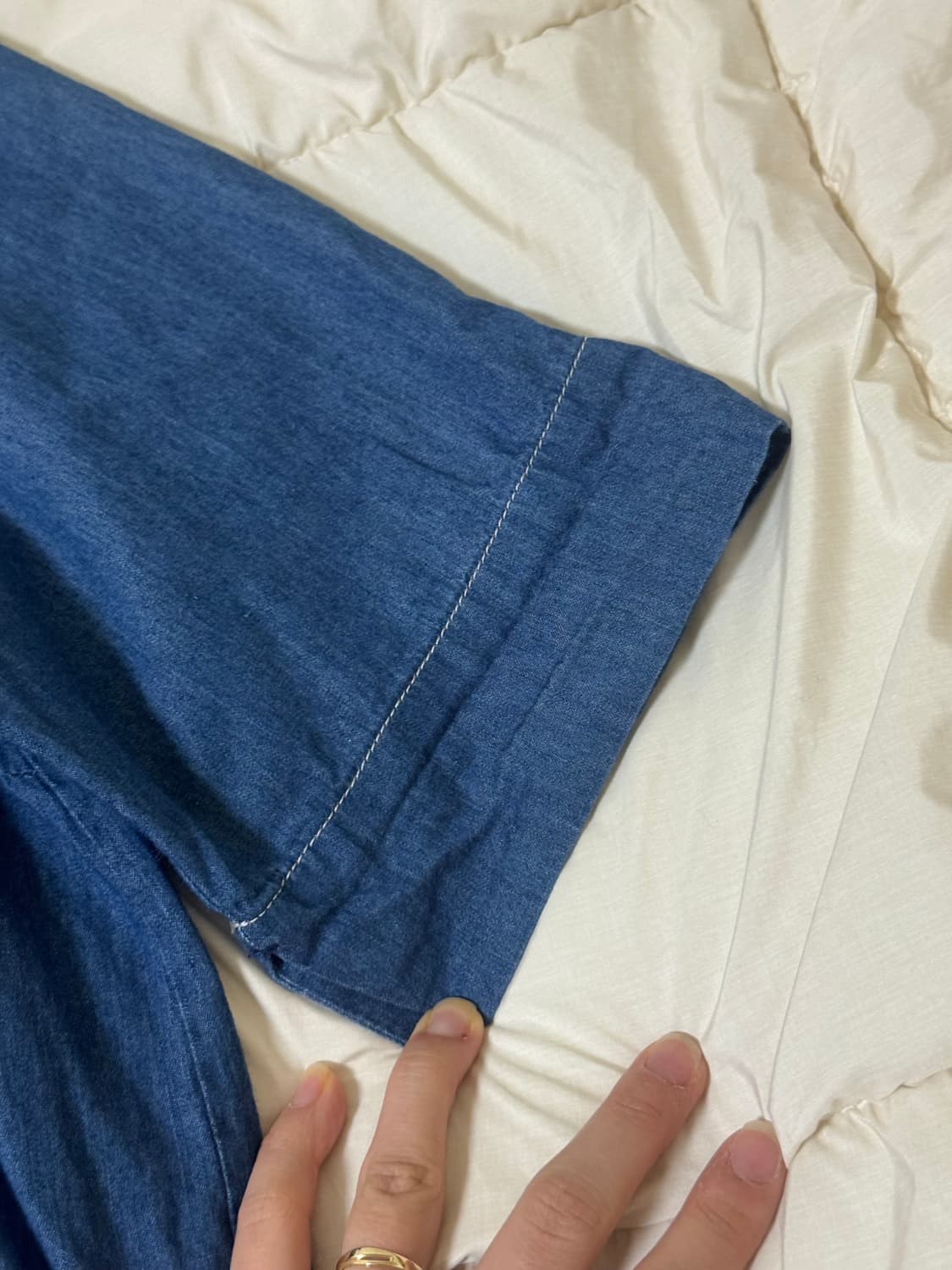 EMCEE 데님 롱 원피스 상품이미지5