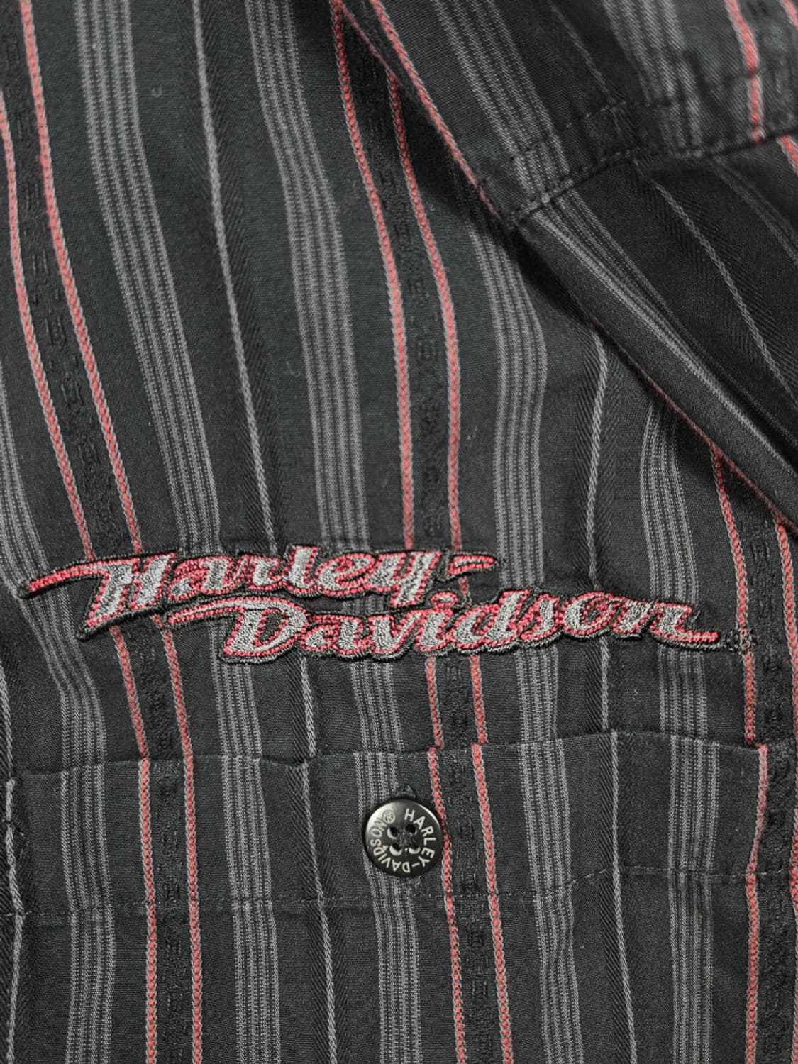 할리데이비슨 스트라이프 패턴 버튼다운 셔츠 ( 2XL ) / 10472 상품이미지10