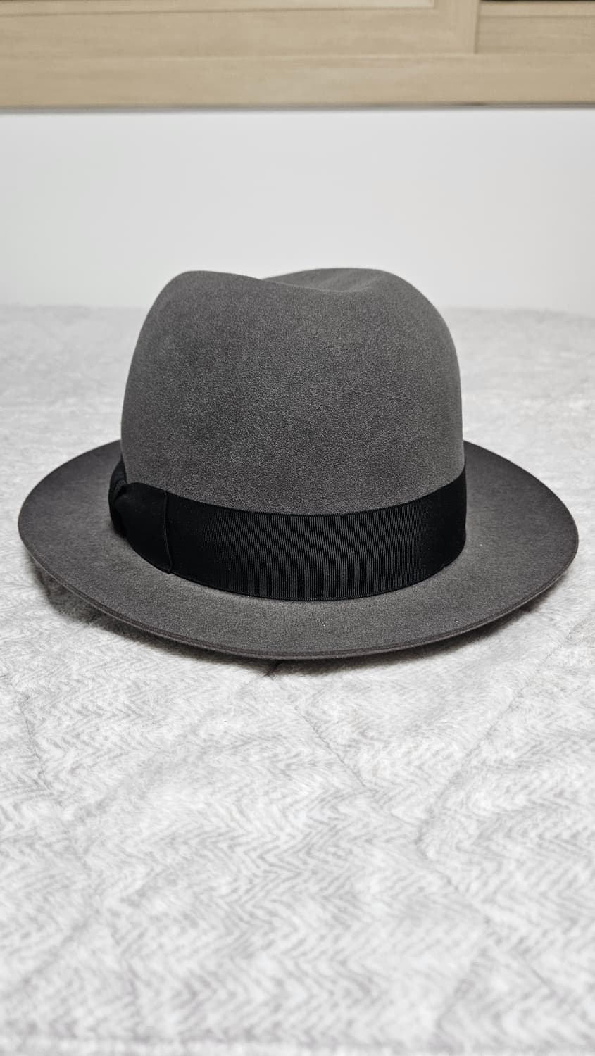 락앤코 Lock & Co. 그레이 페도라 59 Large 상품이미지3