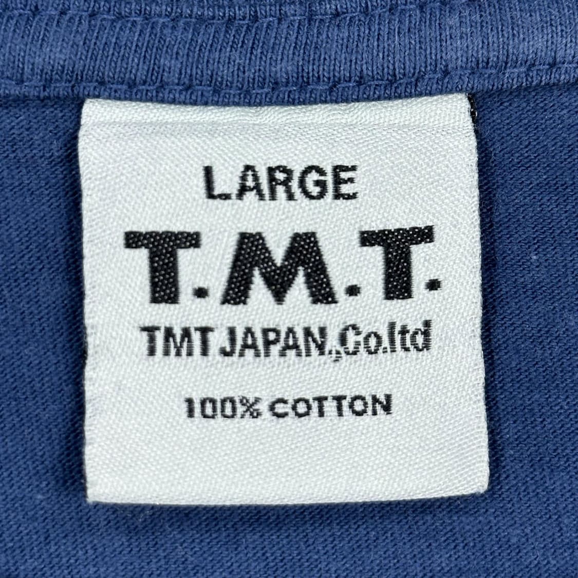 VTG 빈티지 tmt 재팬 블루 반팔티 (L) 상품이미지6