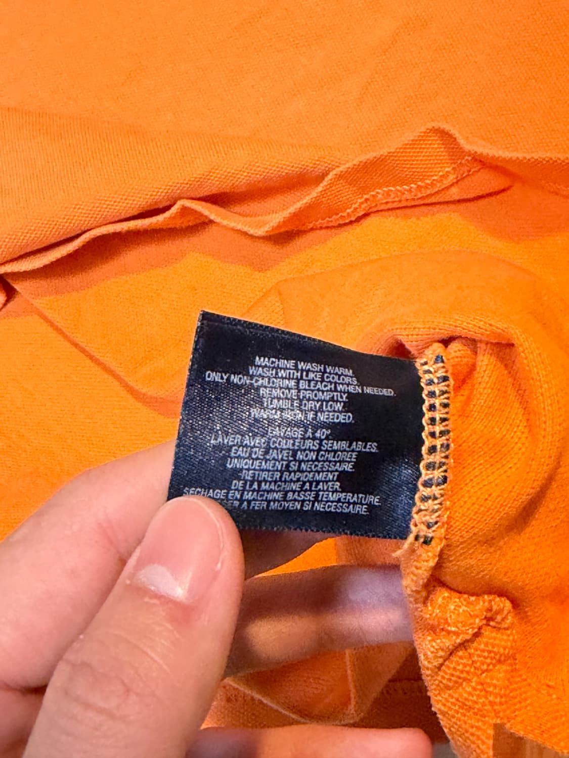 폴로 랄프로렌 빅포니 치프키프 반팔 카라티 오렌지 상품이미지3