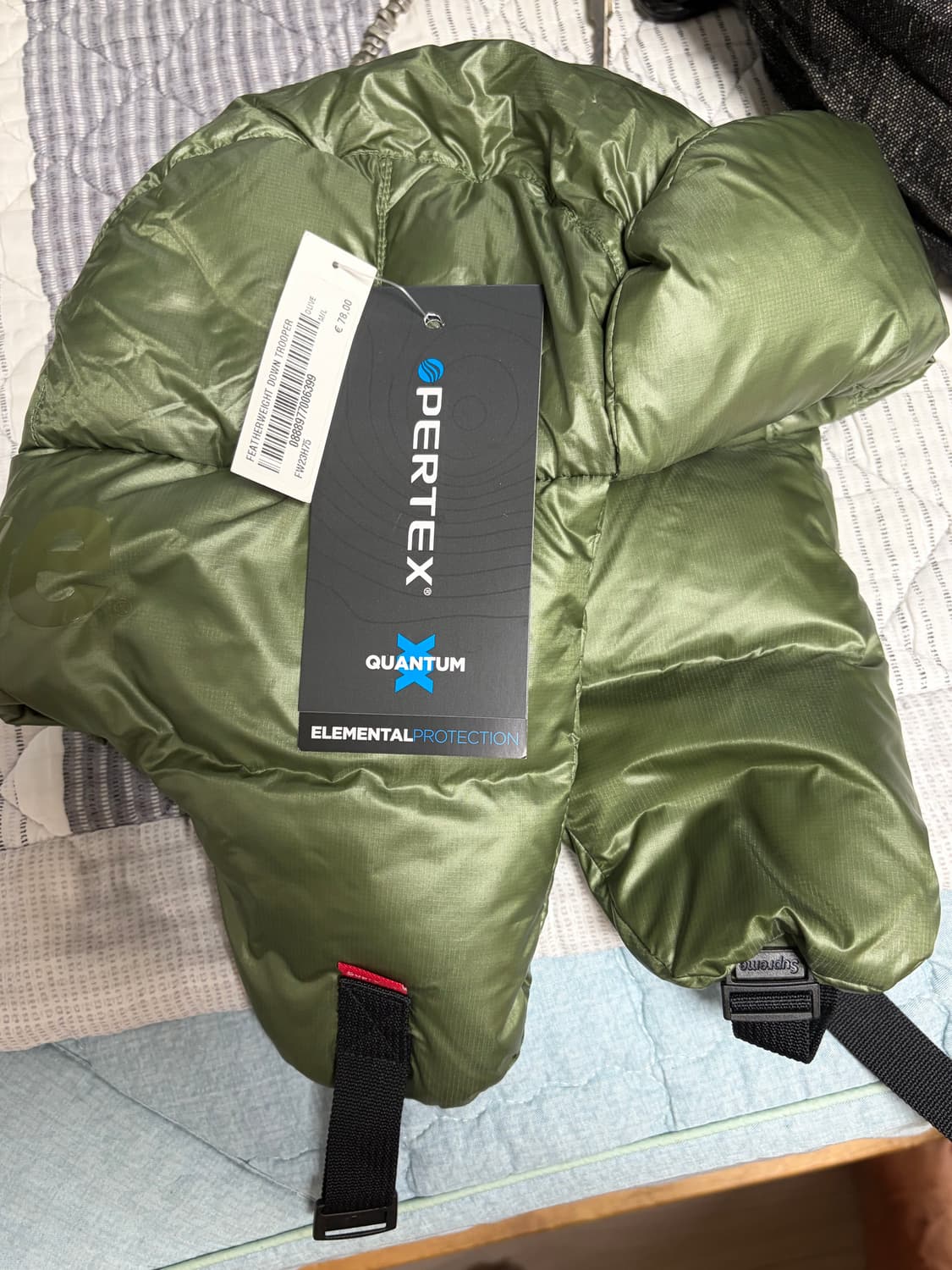 슈프림 페더웨이트 다운 트루퍼 올리브 - 23FW M/L 상품이미지2