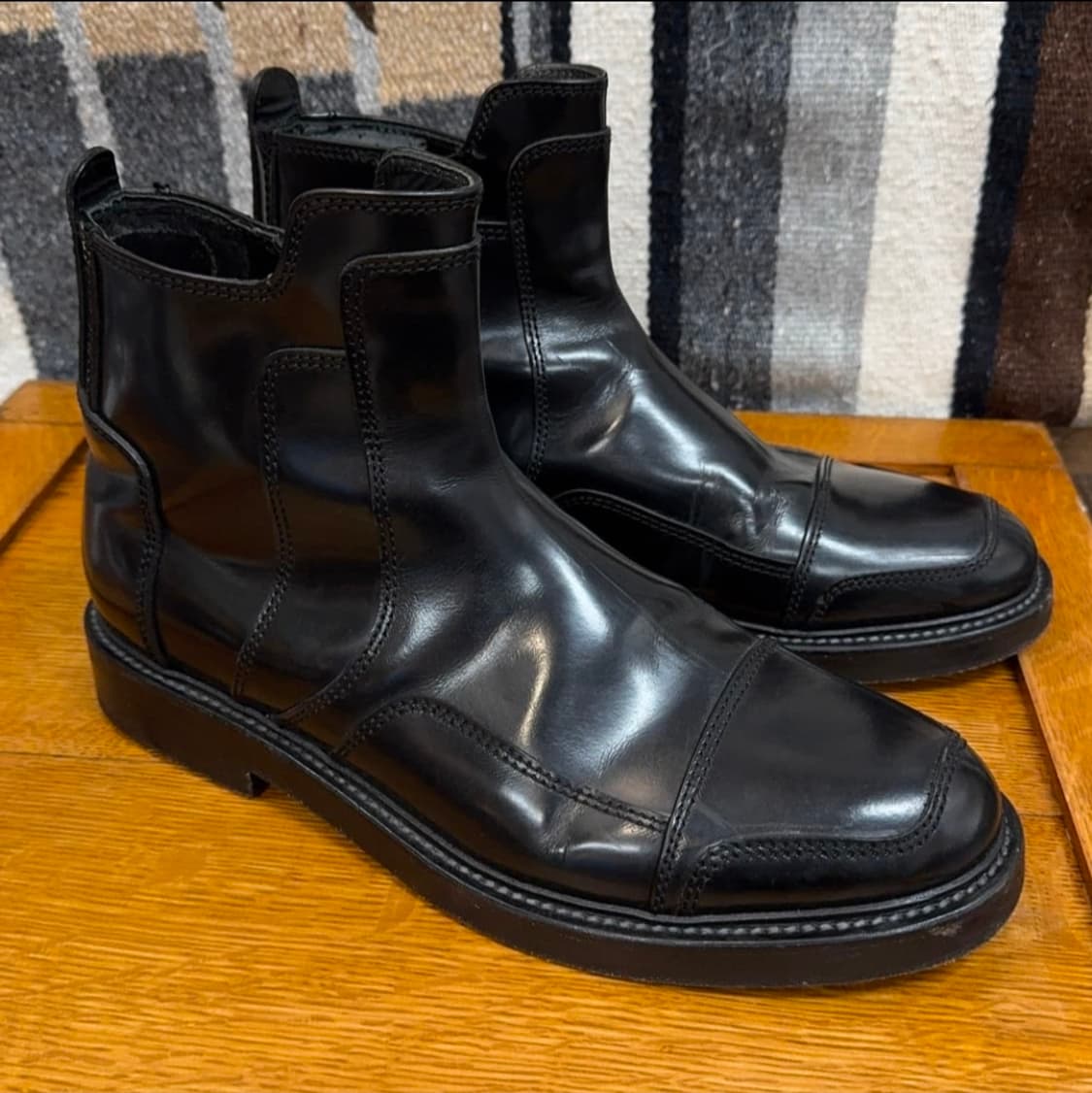 준지 런웨이 컬렉션 홍창 레더부츠  285 상품이미지3