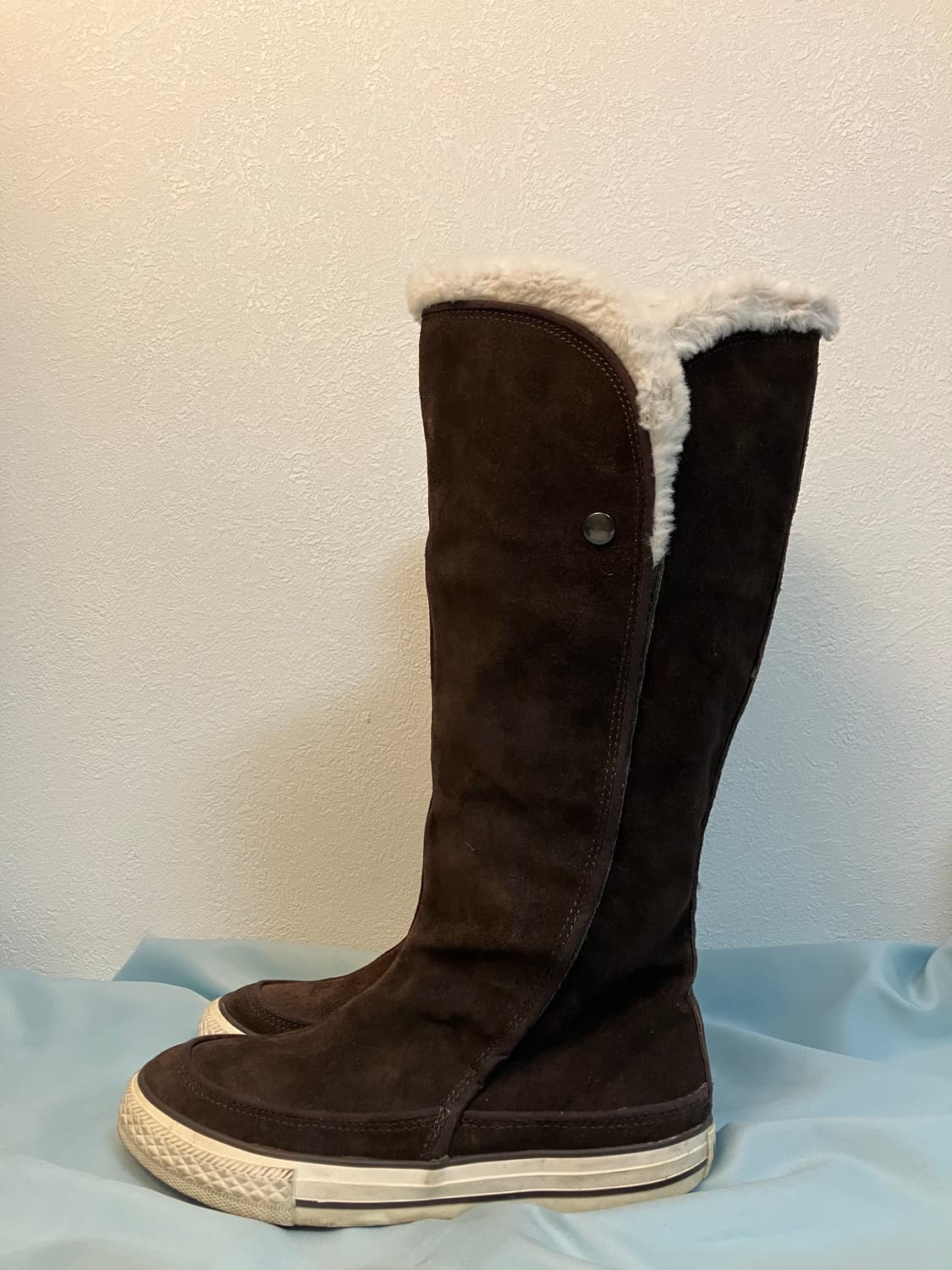 컨버스 스웨이드 퍼부츠 털부츠 롱부츠 37사이즈 230mm 상품이미지2