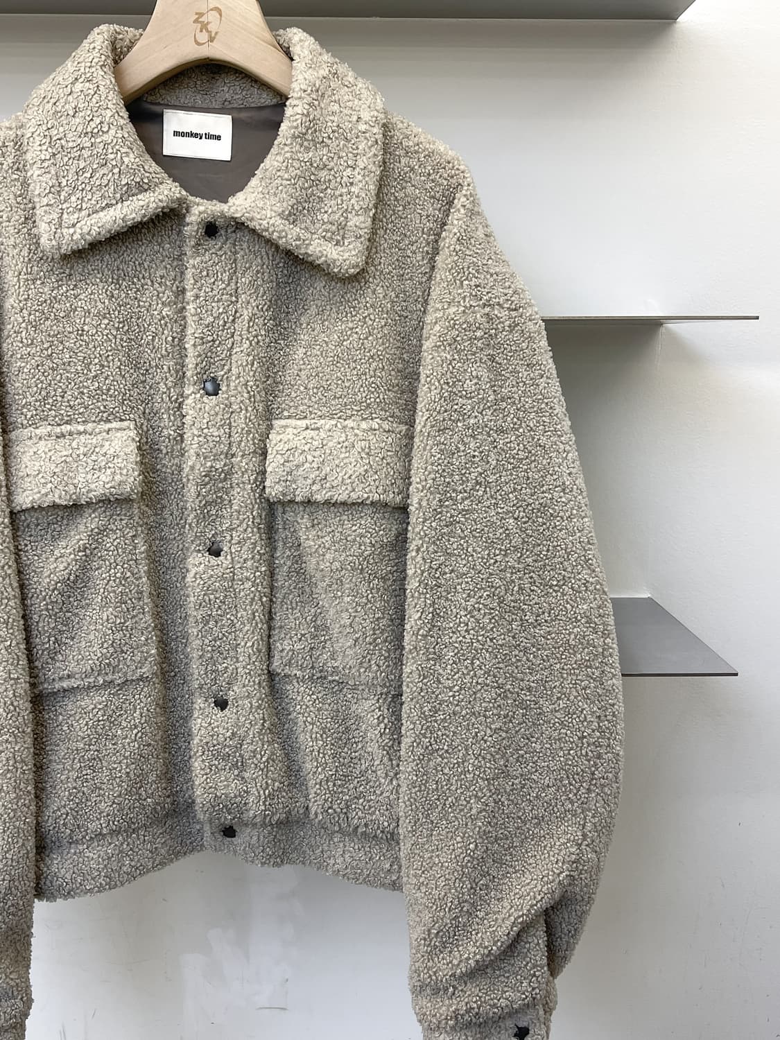 몽키타임 보아 크롭 트러커 자켓 상품이미지4