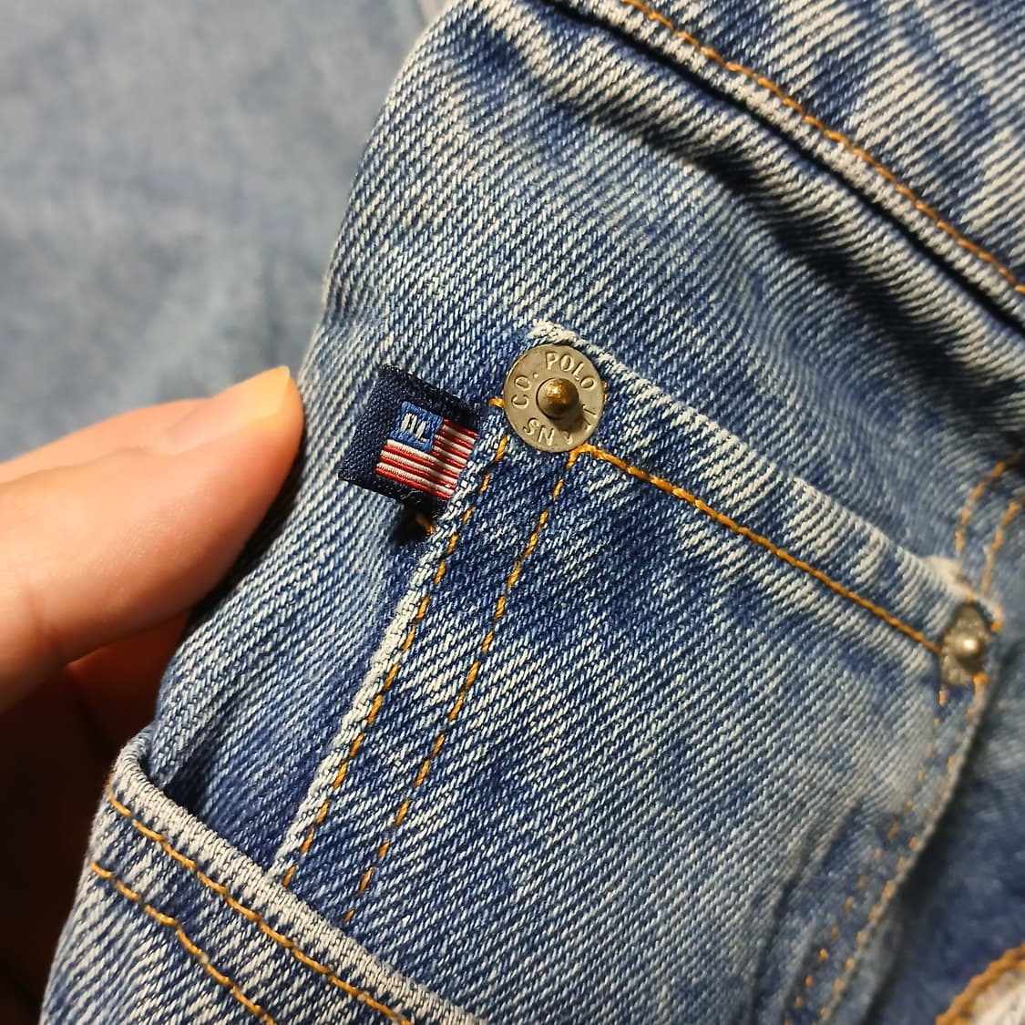 POLO 폴로진스 랄프로렌 와이드 데님 청바지 상품이미지2