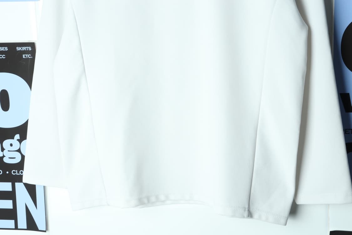 (L-XL) 브랜드빈티지 긴팔티셔츠 기능성 화이트 헨리넥-H30772 상품이미지4