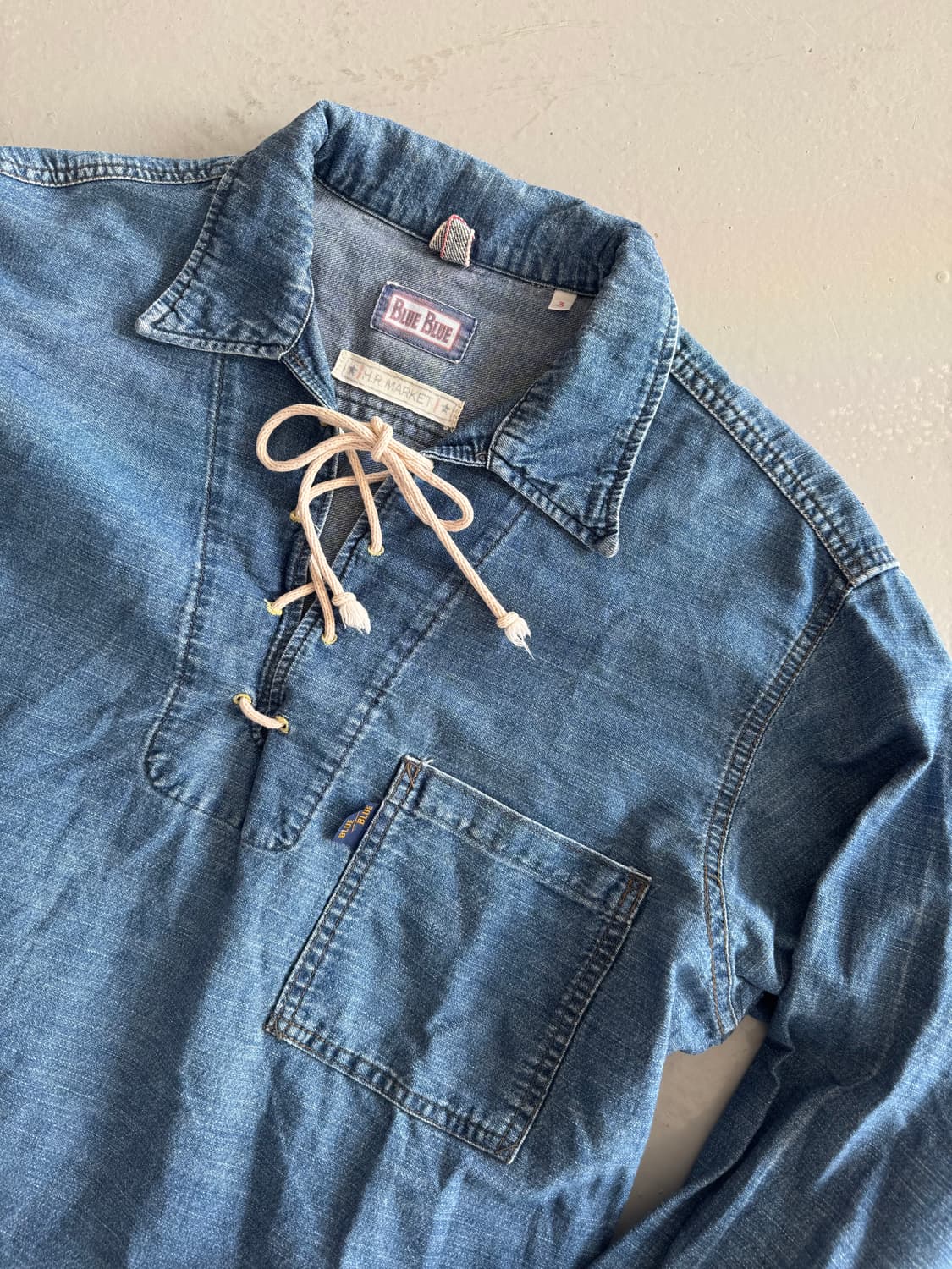 블루블루재팬 데님 풀오버 상품이미지2