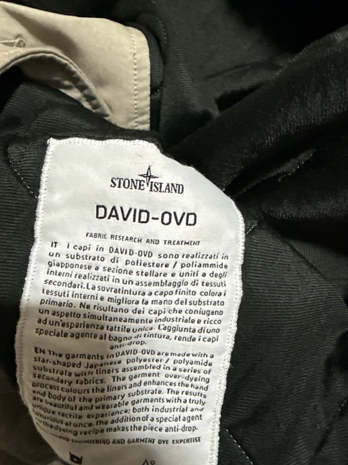 XL) 스톤아일랜드 아카이브 DAVID-OVD 코트 자켓 야상 상품이미지8