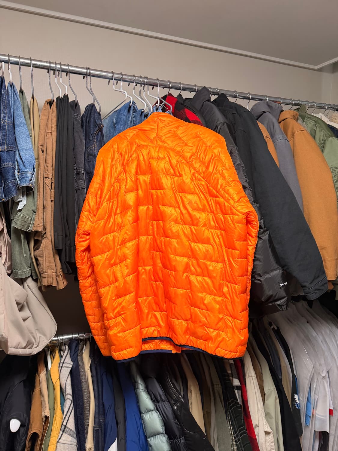 파타고니아 퍼프 자켓 경량패딩 오렌지 XL 상품이미지2