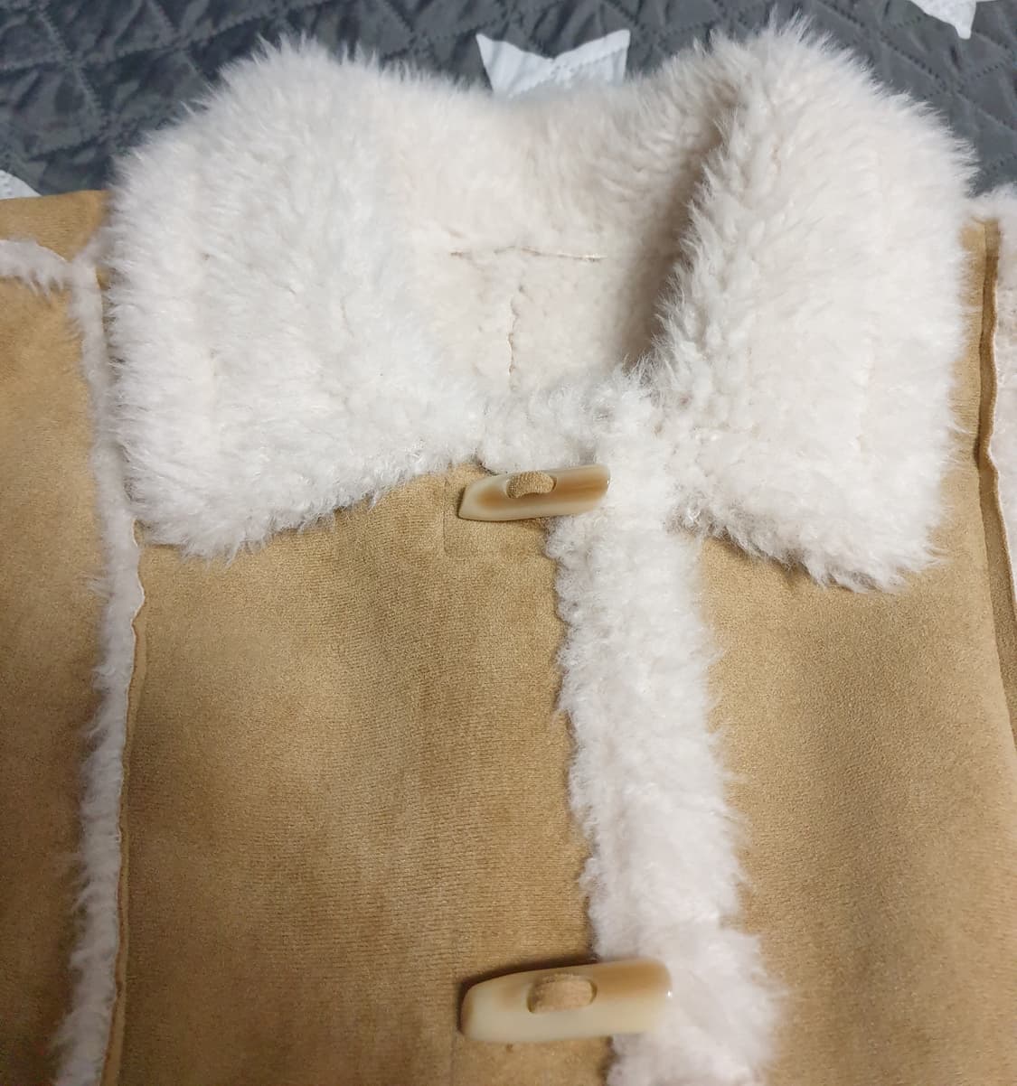 VIVI'S TYPE 아웃포켓 토클 무스탕 (F) 상품이미지2