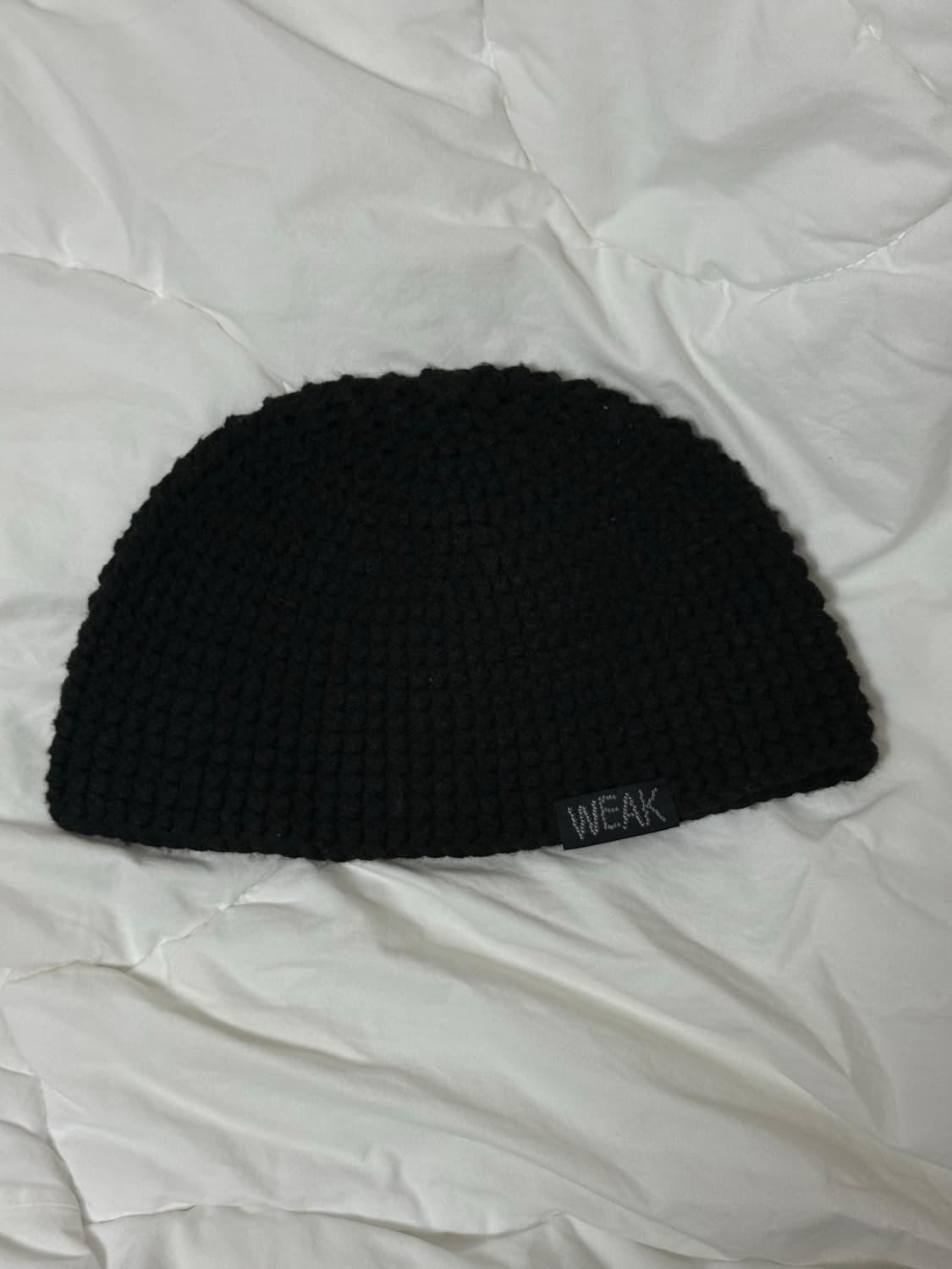 디스이즈네버댓 x 로꼬 위크 크로셰 비니 블랙 상품이미지1