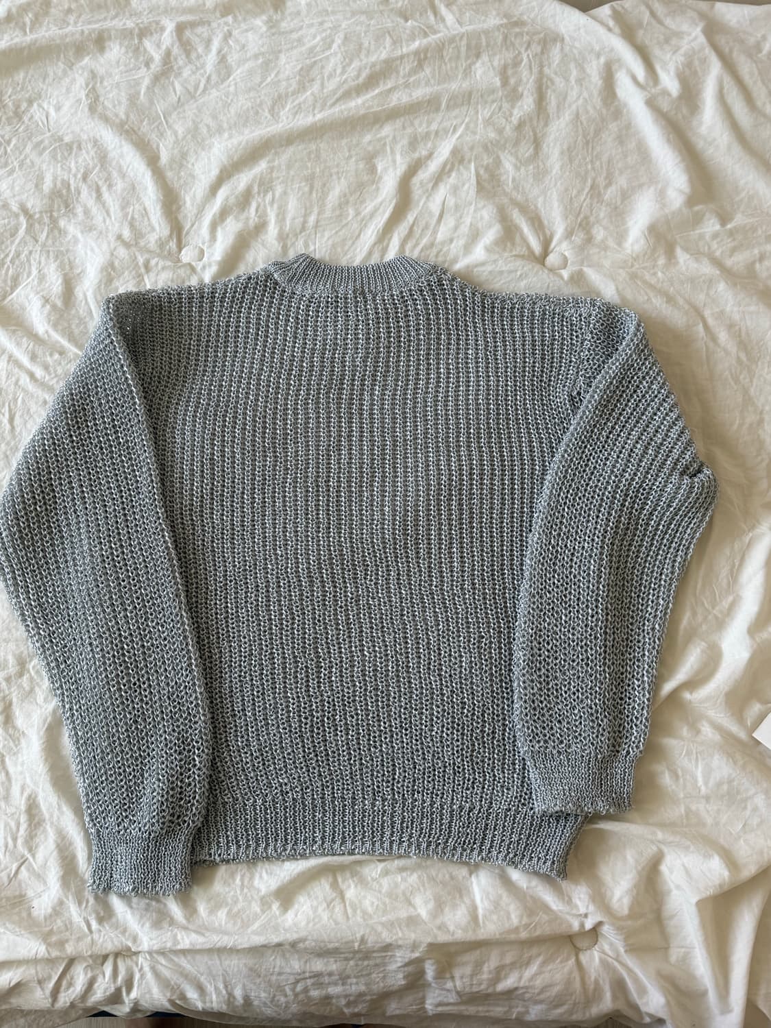 아모멘토 니티드 풀오버 블루L 상품이미지4