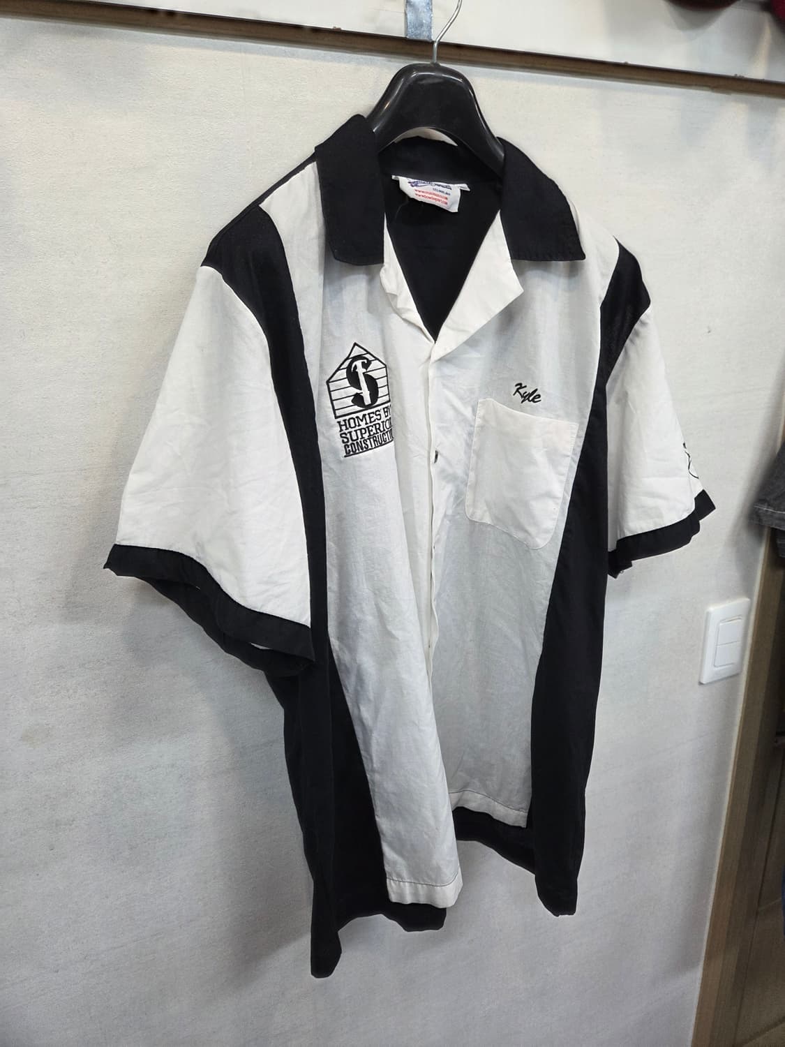 빈티지 usa 90s 미키마우스 프린팅 볼링 셔츠반팔 xl 상품이미지6