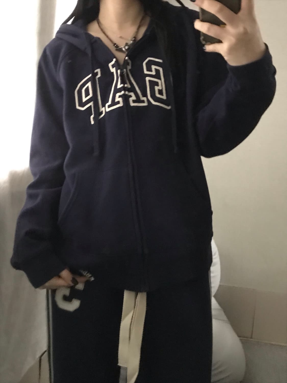 갭 네이비 후드집업 상품이미지4