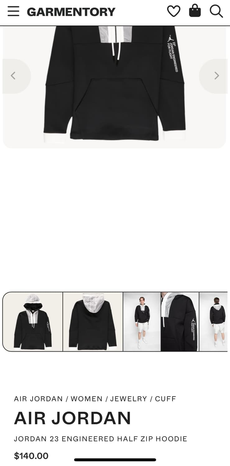 조던 23 ENGINEERED 반집업 더블 후드 105 상품이미지7