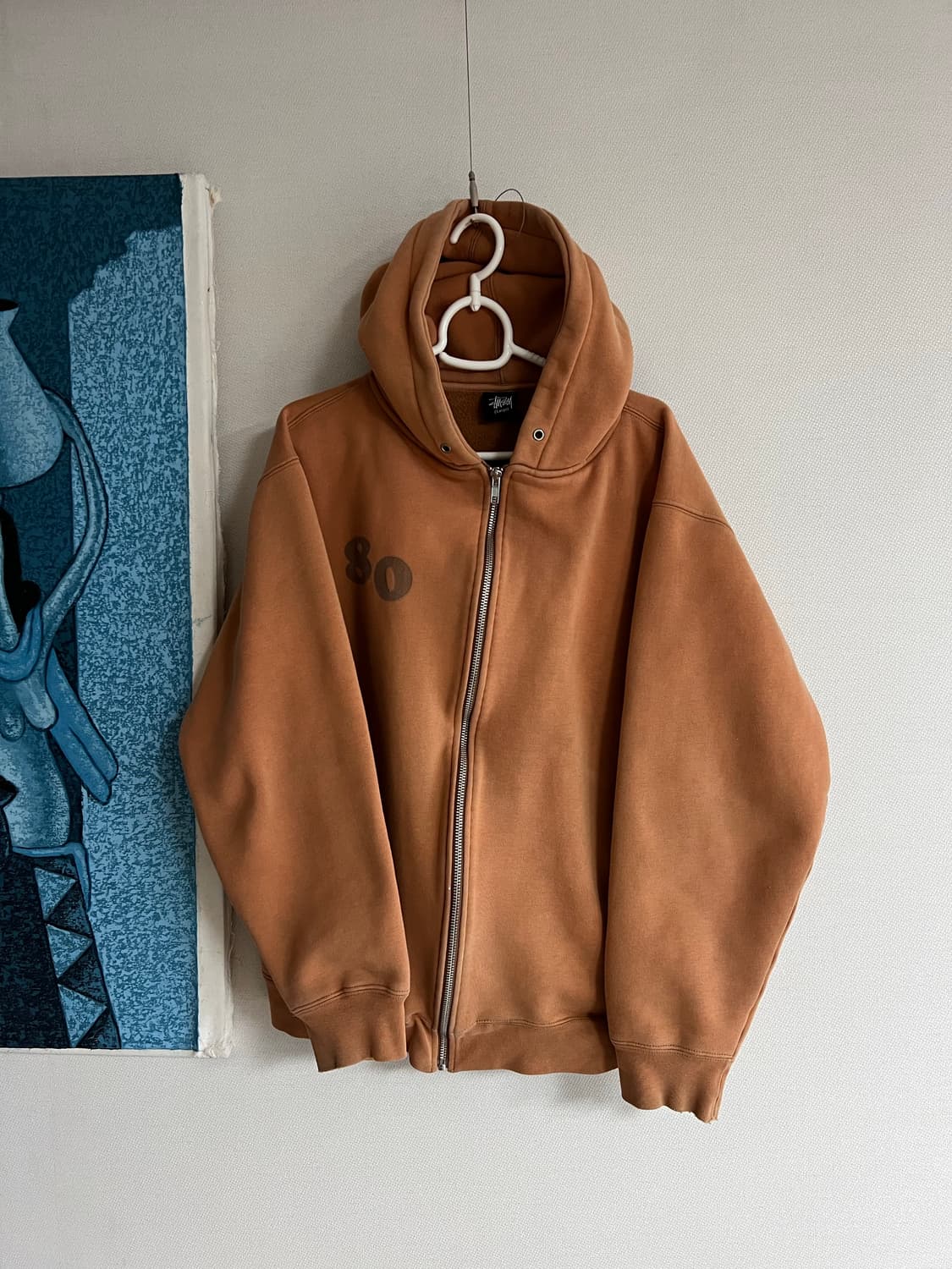 올드 스투시 후드집어 L 상품이미지3