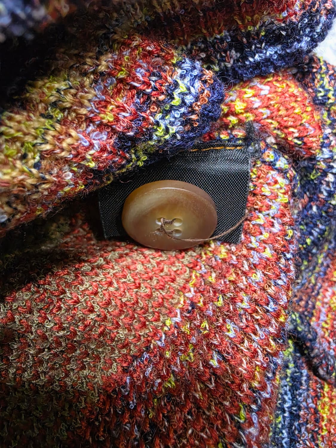 CHAOS LONDON 빈티지 멀티 컬러 패턴 니트 베스트 조끼 100 상품이미지6