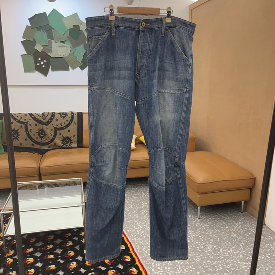 지스타 로우 빈티지 유니크3D 데님팬츠 34인치 C08063 상품이미지3
