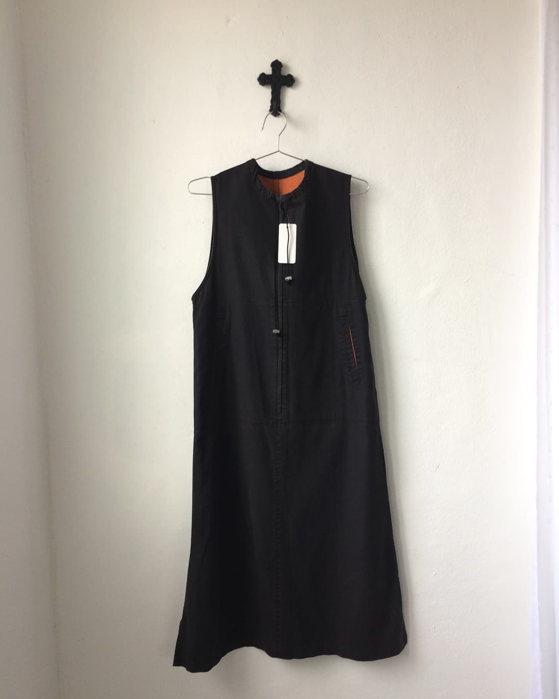 String washing sleeveless onepiece 상품이미지2