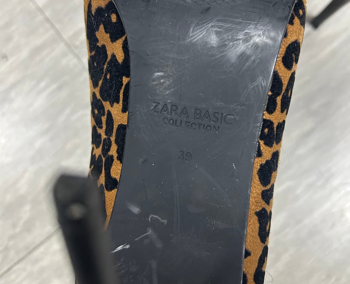자라 레오파드 펌프스 힐 상품이미지3