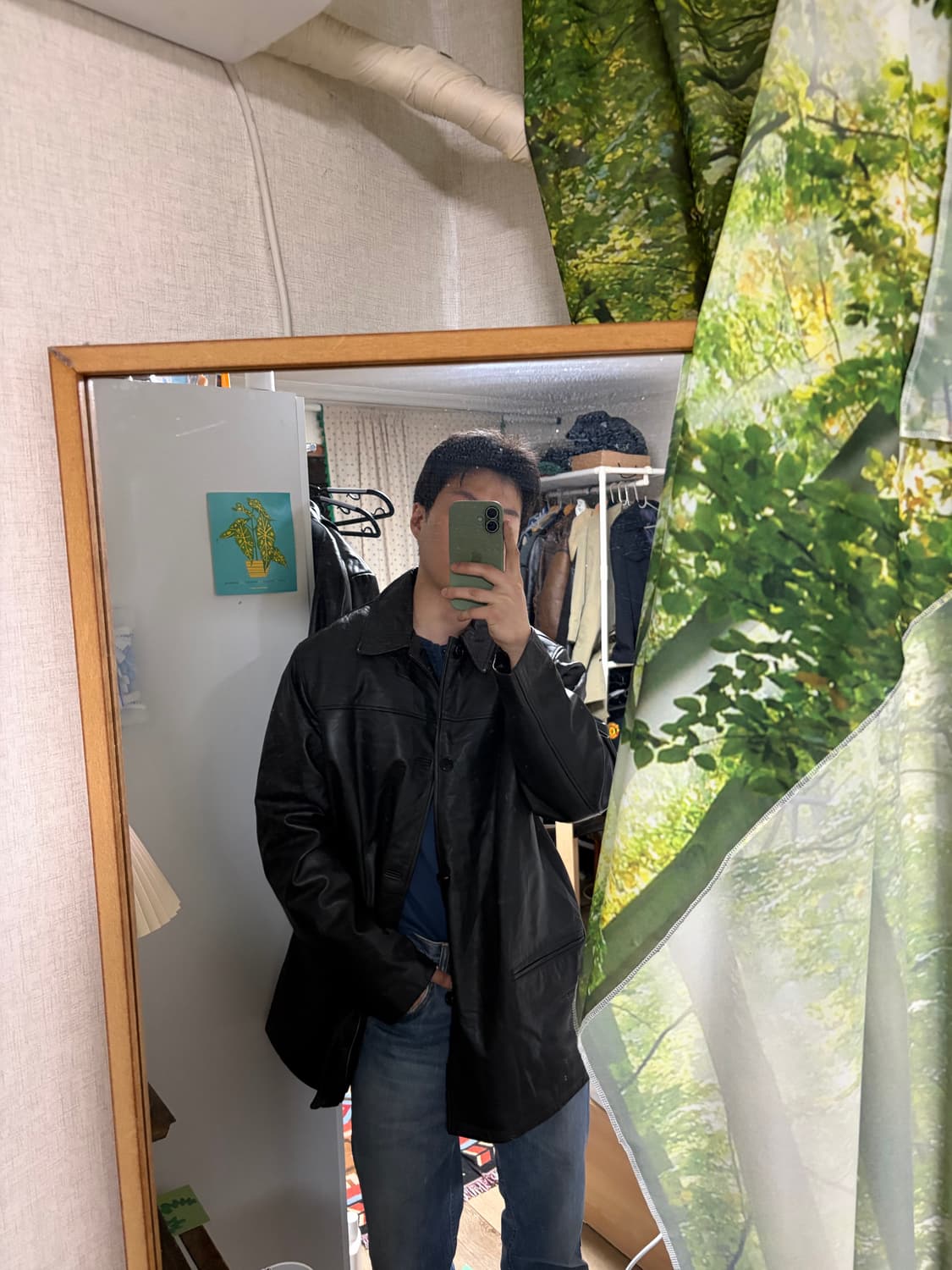 XL) 바나나리퍼블릭 레더 카코트 올드갭카코트 상품이미지2