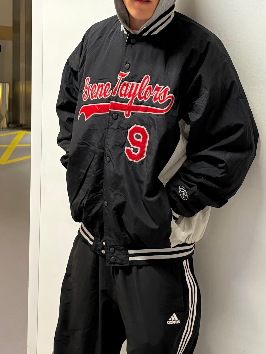 90s 올드스쿨 레터링 스타디움 바시티 jk 상품이미지5