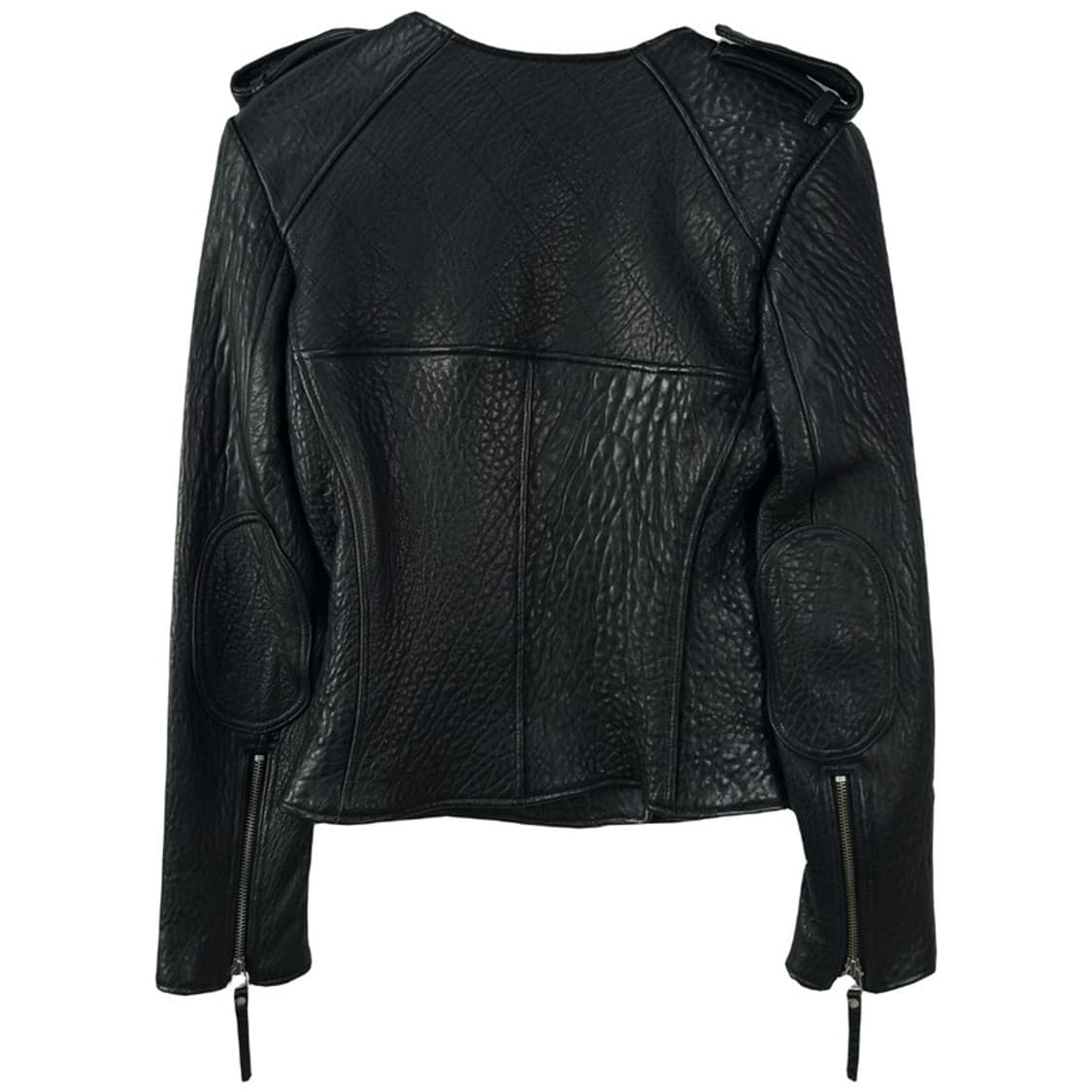 [빈티지] 리얼 램스킨 카라리스 사선 양가죽 자켓 블랙 M18819 상품이미지3