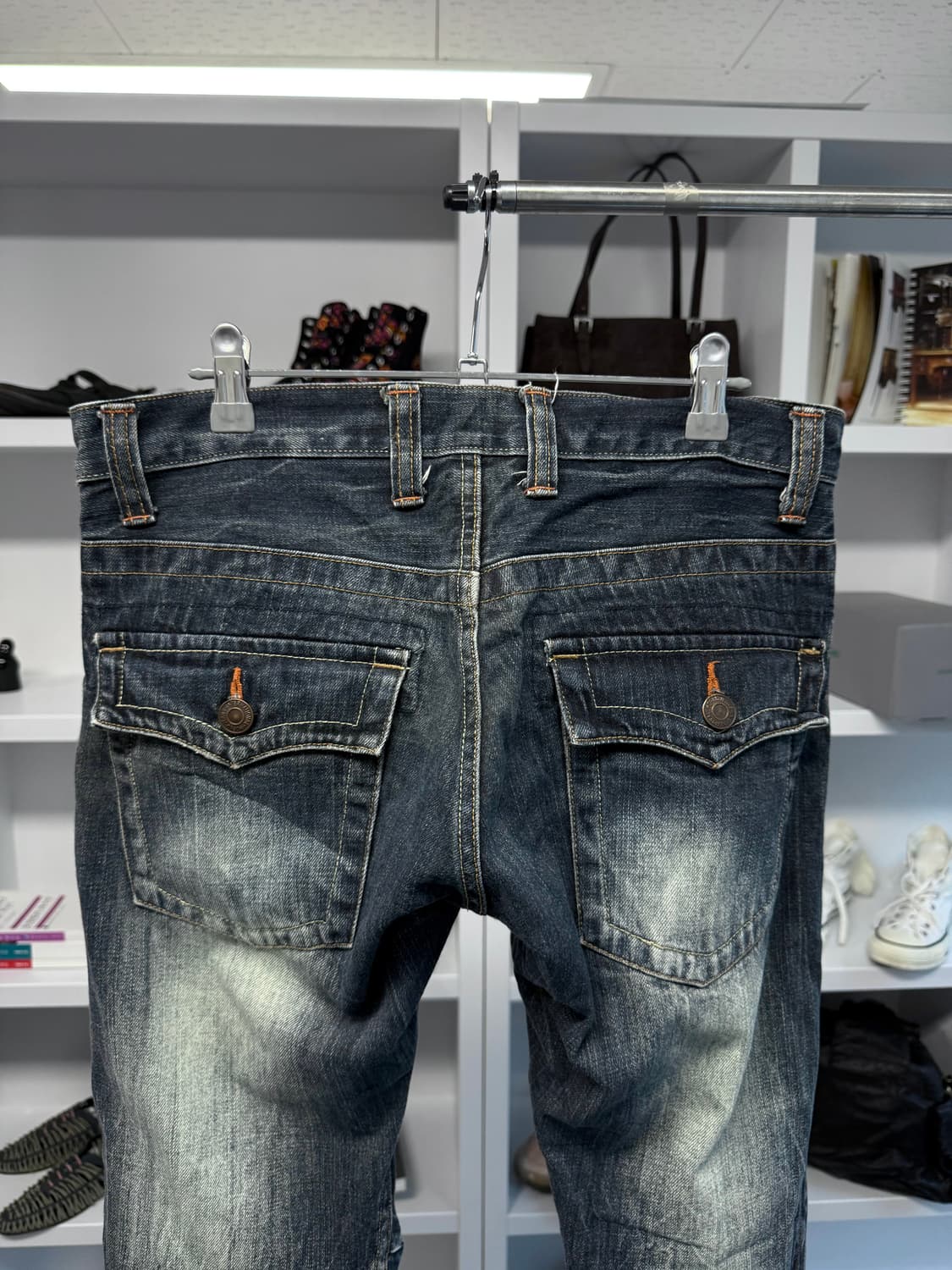 빈티지 부츠컷 데님 팸츠 상품이미지6