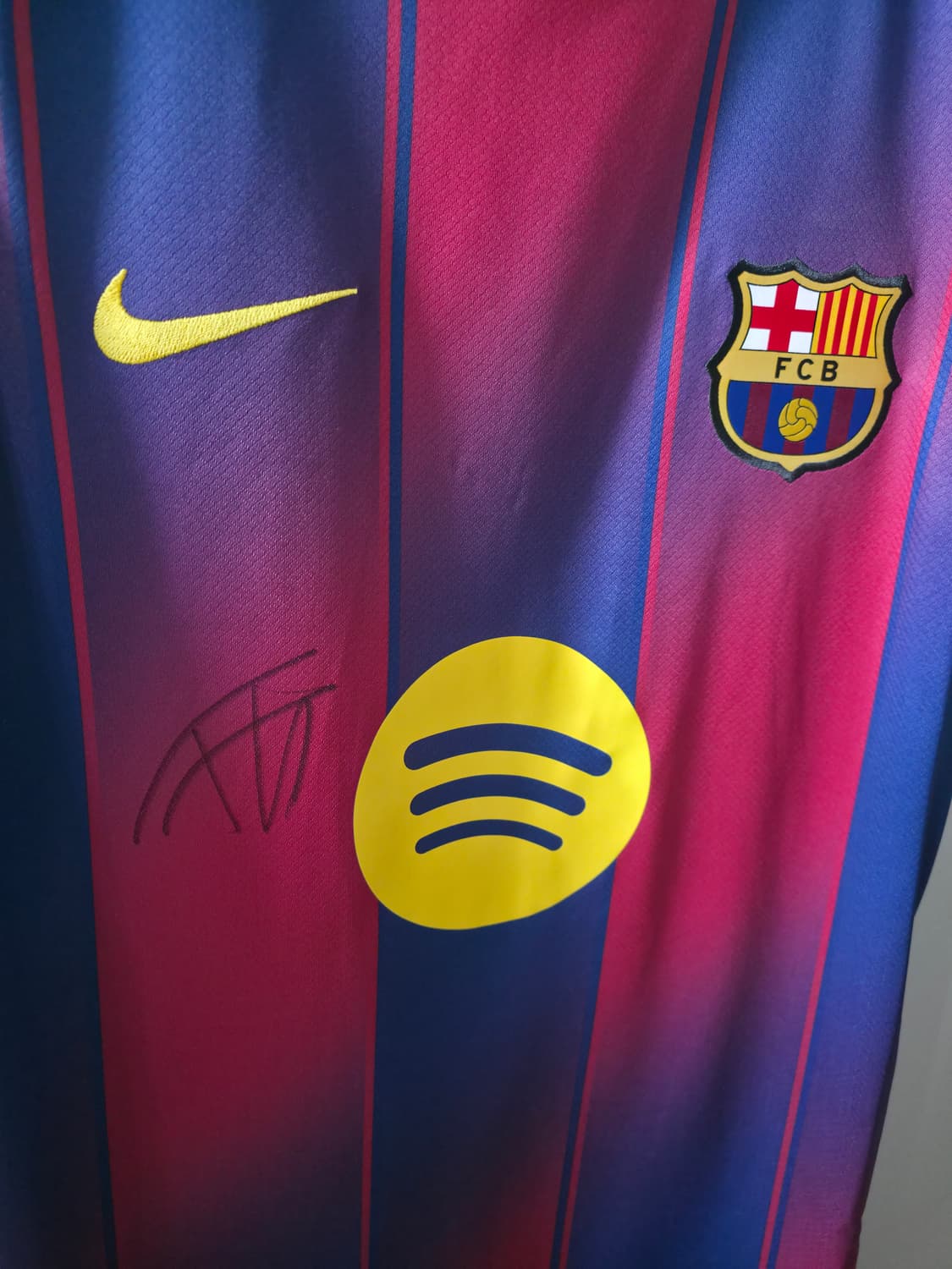 (L)바르셀로나 25/26 홈 더용 싸인 유니폼 상품이미지4