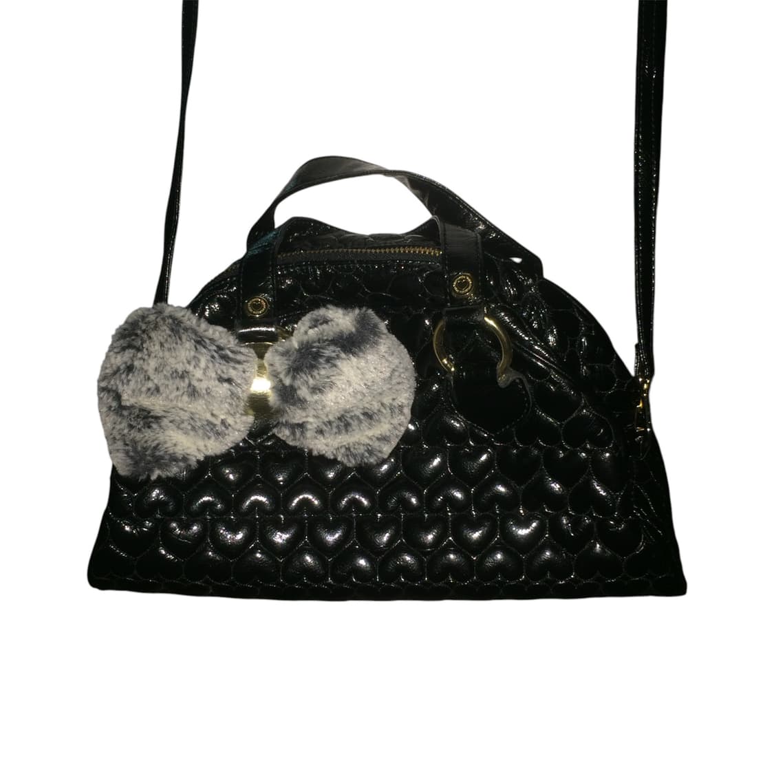 사만다 타바사 하트 폼폼 리본 핸드백 갸루 y2k 상품이미지1