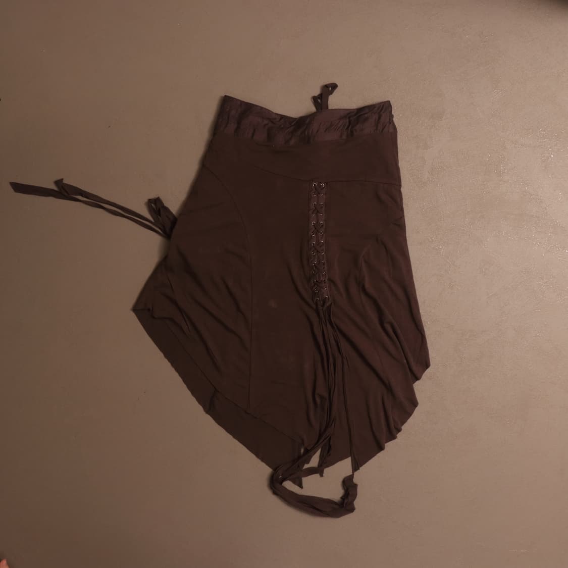 일본빈티지 스판 레이어드 펑크 모리걸 롱스커트 A837 상품이미지5