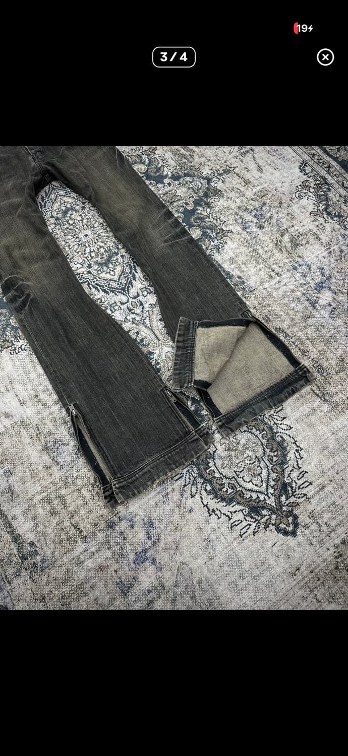 Zip up flare jeans 상품이미지3