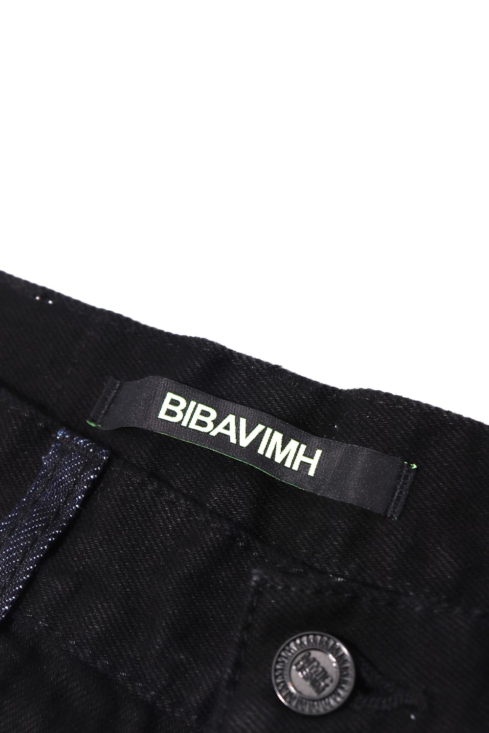 MMIC 미사용 블랙 인디고 배색 데님 팬츠 size 29 상품이미지4