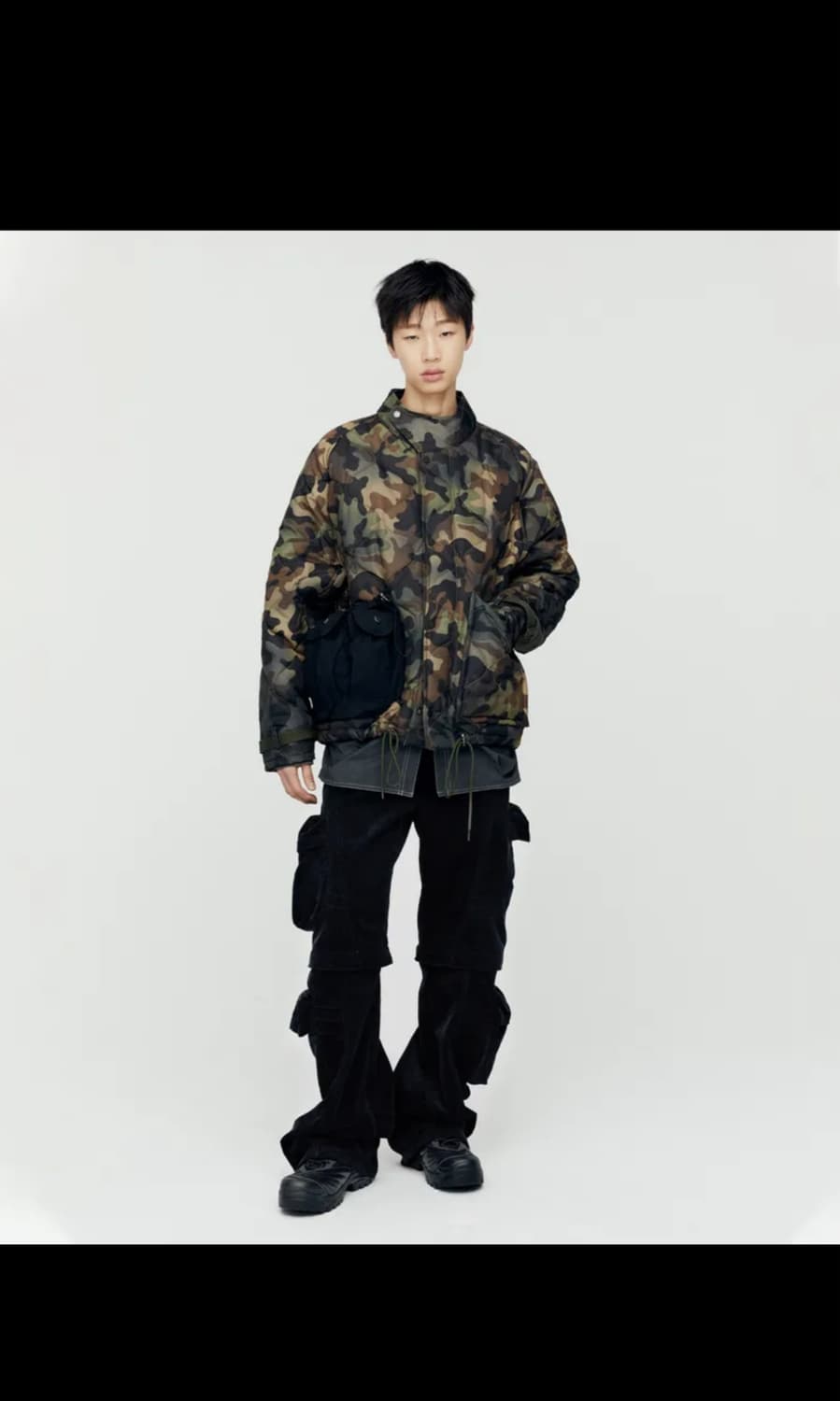 앤더슨벨 뉴 멀티 포켓 카모플라쥬 퀼티드 점퍼 S 상품이미지1