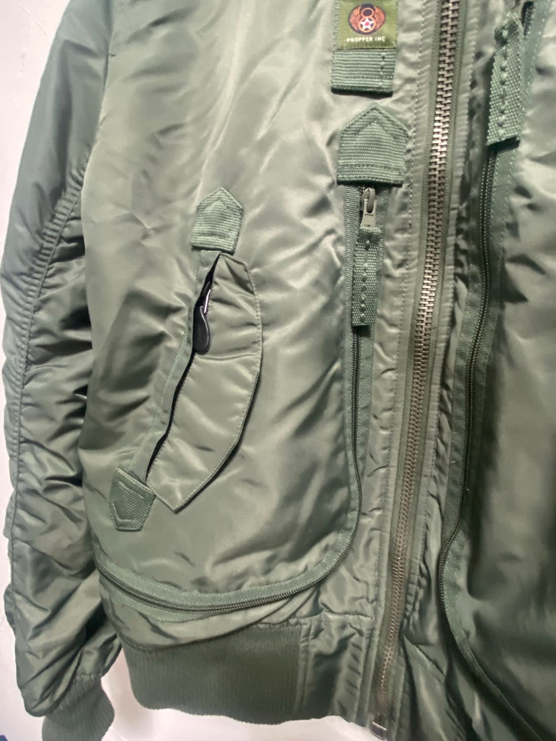 프로퍼 미군 에어포스 항공봄버 MA-1 카키 XL 상품이미지9