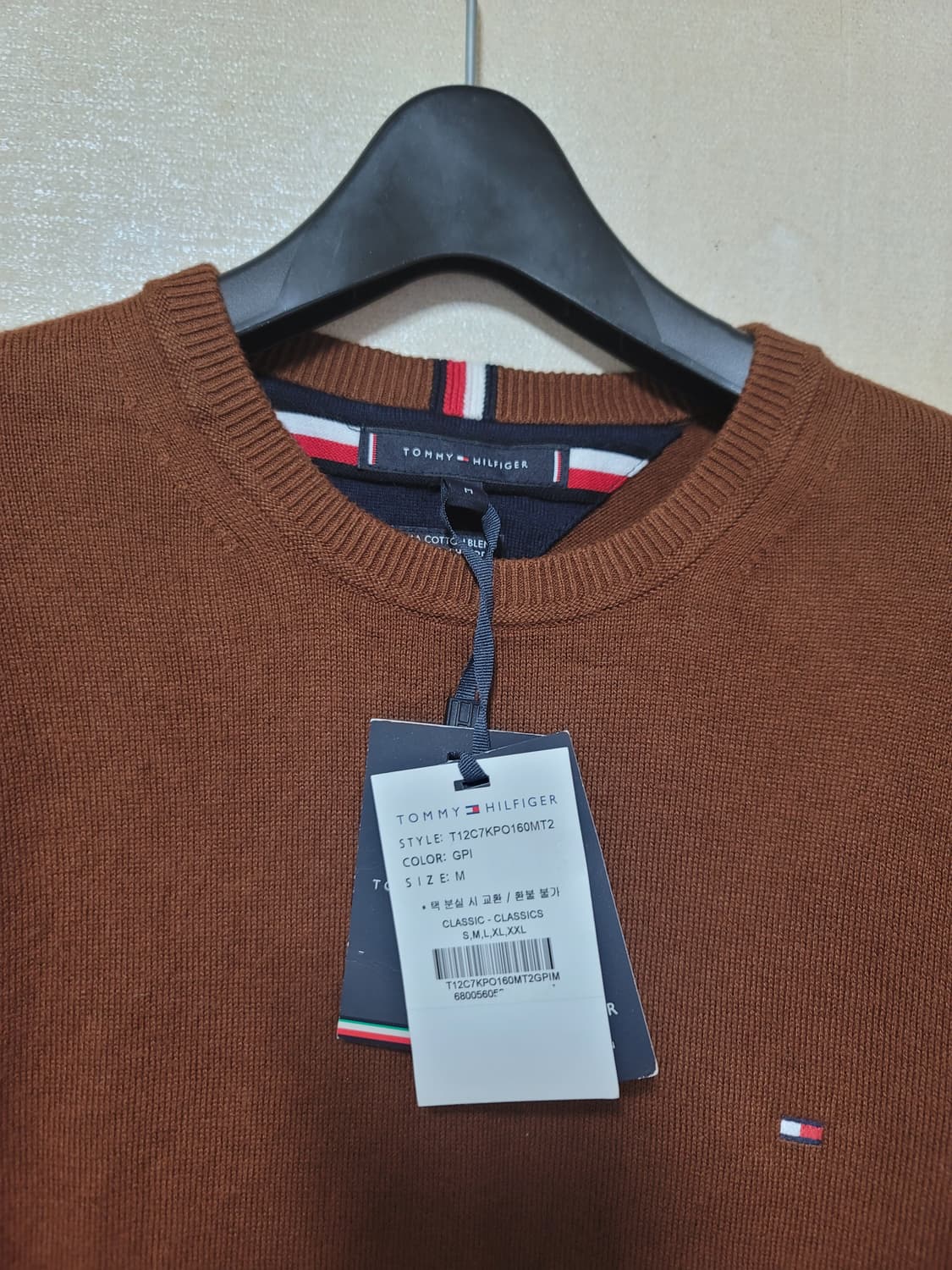 새옷 타미힐피거 피마코튼 캐시미어 니트 상품이미지5